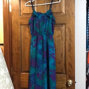 Express flower maxi dress
